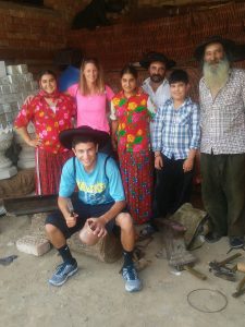 With the gypsy family – Itzed, Victor, Little Victor, Eva, and Maria.