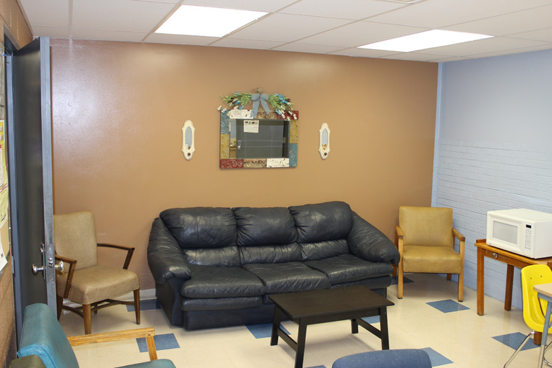 High school teacher’s lounge receives facelift