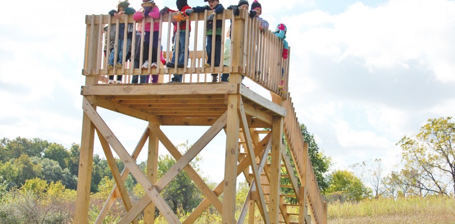 Kindergartners take nature adventure at Jacob Krumm
