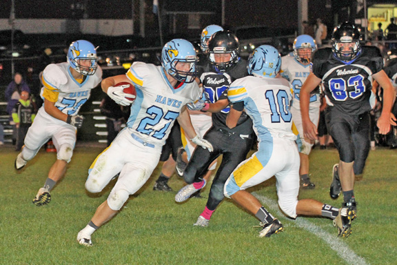 L-S football rolls past GMG, 48-0, for second win