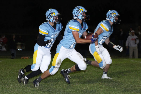 L-S football triumphs over rival North Mahaska