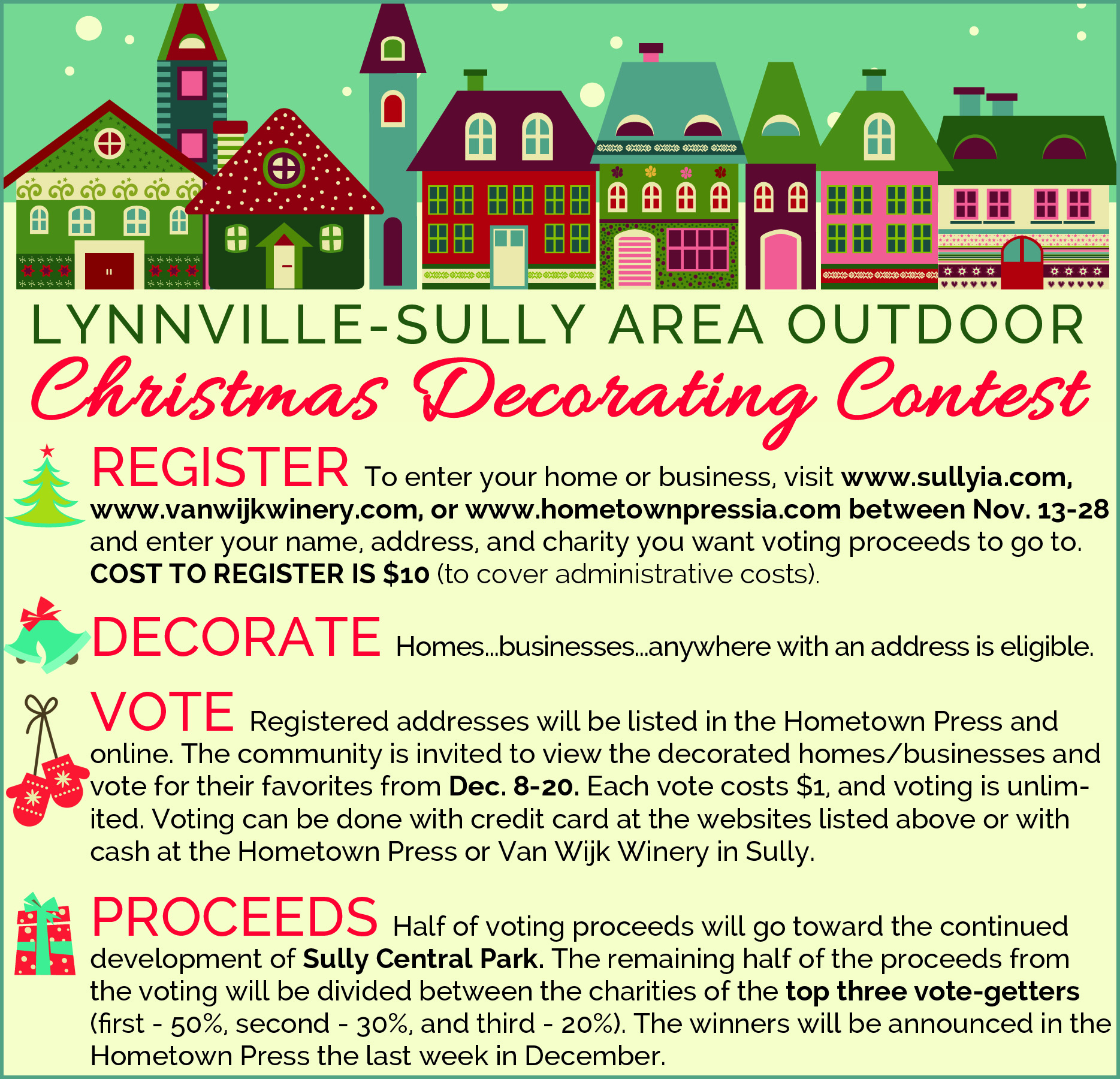 Christmas Decorating Contest open to area homes, businesses  Hometown