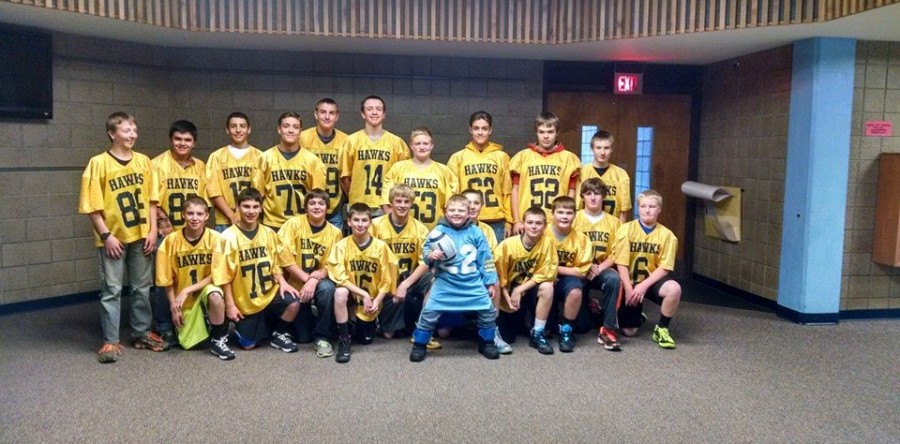 Hawk fan inspires team, student body