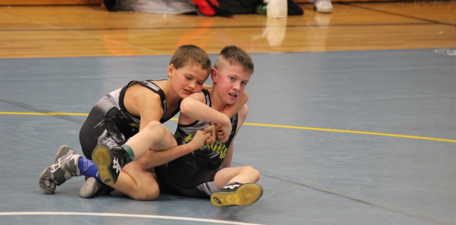 Young grapplers host matches, rack up mat time
