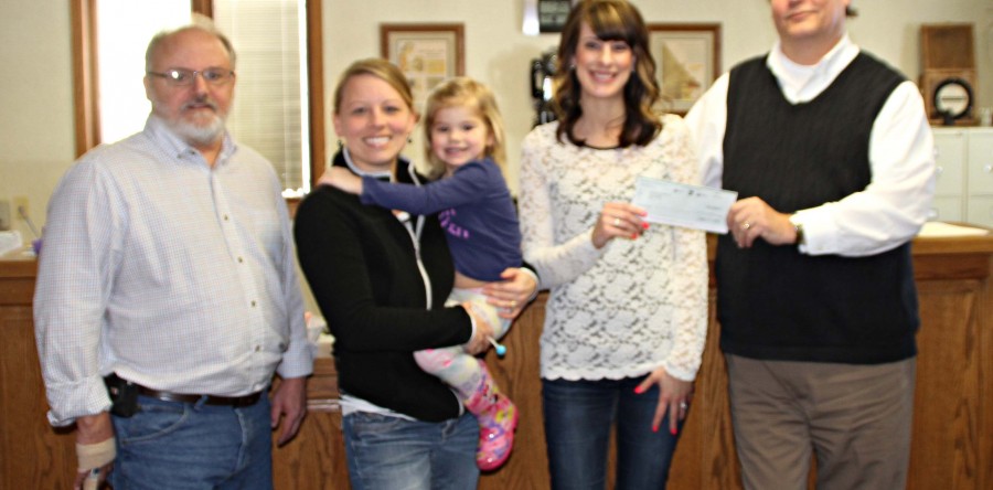 Iowa Network Services, Inc. donates $1,000 to Sully playground