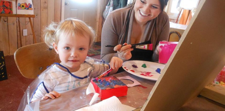 Repurposed barn now houses art instead of animals