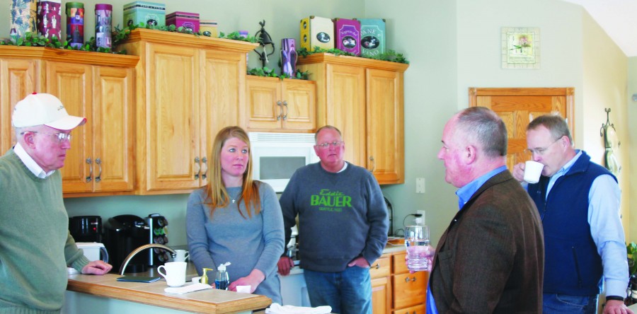 FSA administrator visits with local farmers prior to program deadline