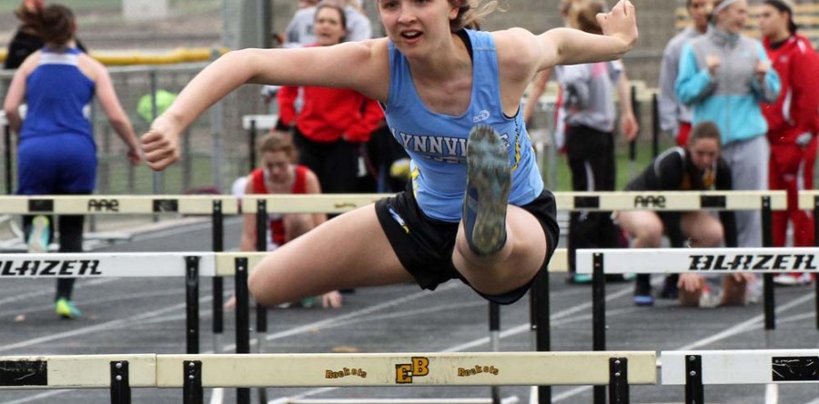 CHAMPS AGAIN: L-S girls place in all but one event at E-B