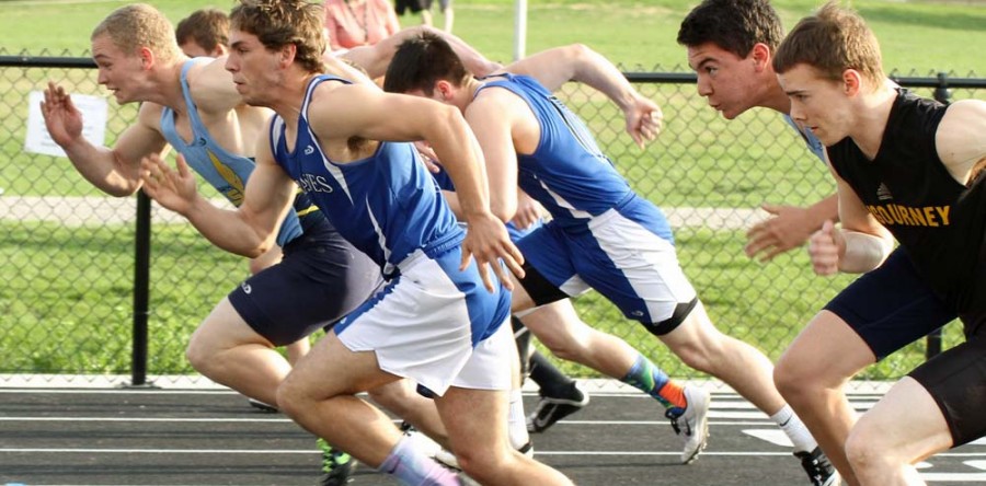Hawks soar at first home meet on new track