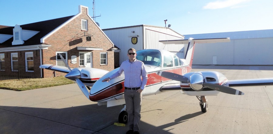 Local flight instructor Kendall Arkema receives Airline Transport Pilot Certificate