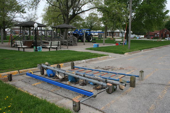 Over 30-year-old playground demolished for new one