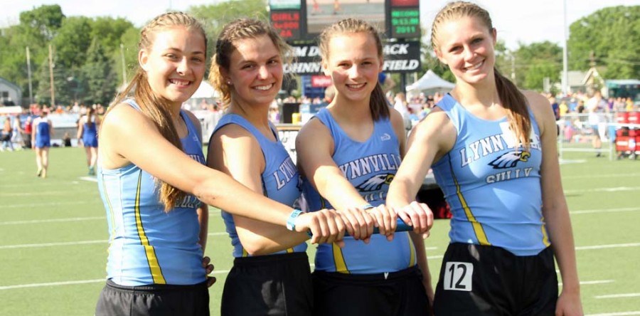Lynnville-Sully track stars shine at state