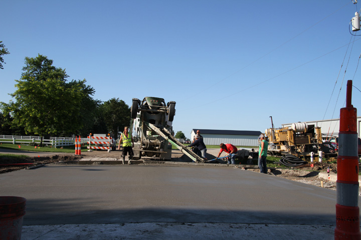 1st Avenue paving nearly complete