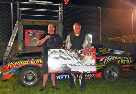 Figure 8: Jordan Vander Molen wins A-main