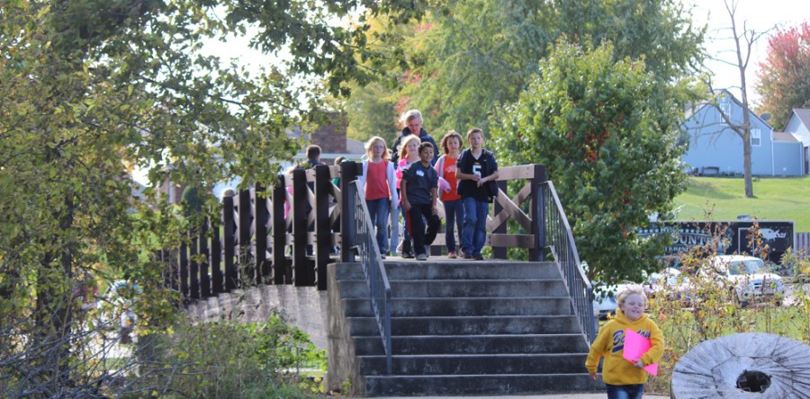 Hometown history: L-S third graders travel back in time