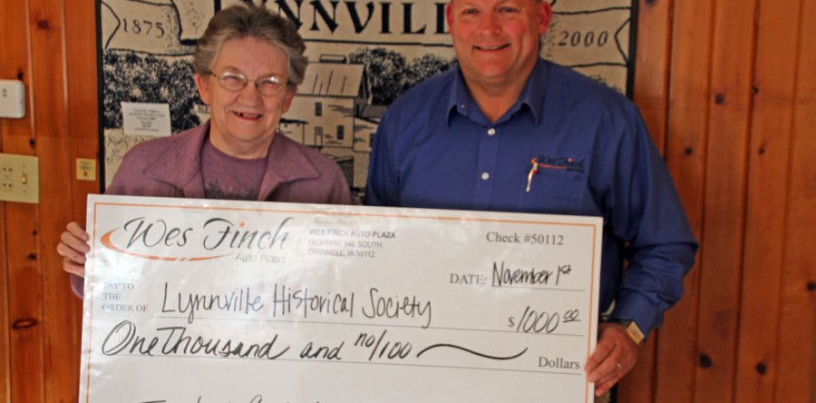 Lynnville museum receives $1,000 from Facebook contest