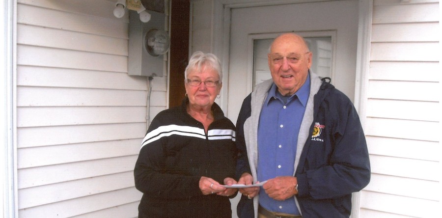 Don Long donates $5,000 to Wagaman Mill repair