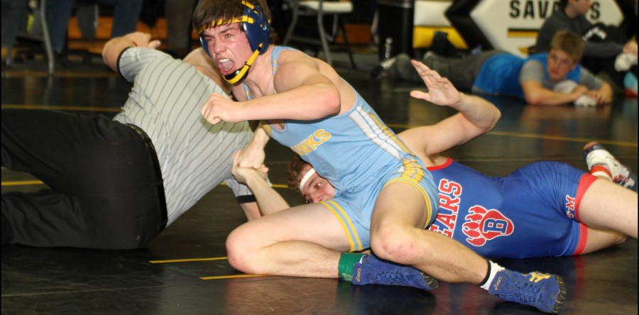 Hawk grapplers go 1-2 at E-B, place fourth in SICL