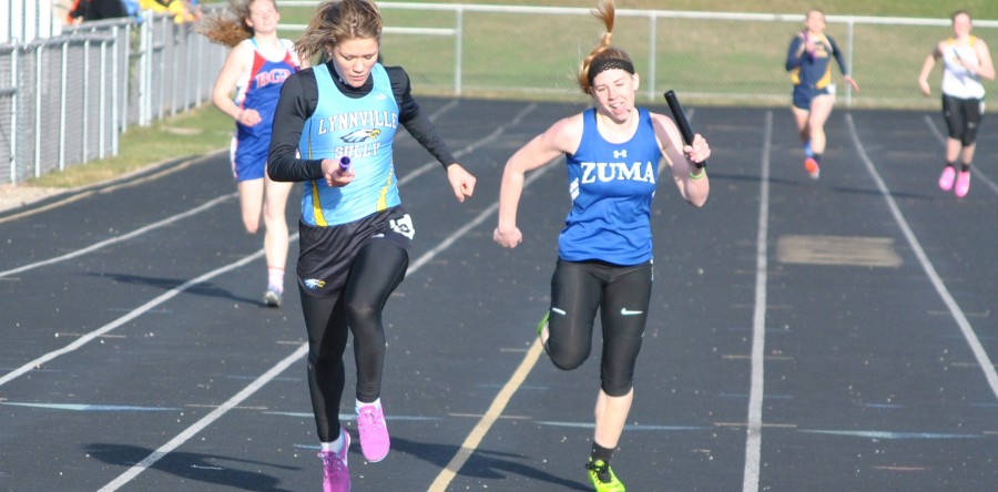 L-S girls open outdoor season tied for second at BP