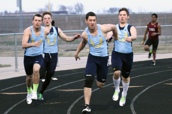 Hawk boys win six events at PC, narrowly miss BP title