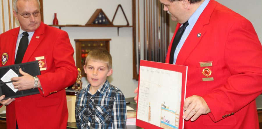 Local students’ fire prevention posters receive statewide recognition