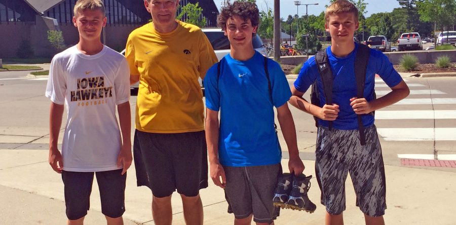Hawkeye Football Camp hones L-S freshmen’s position skills