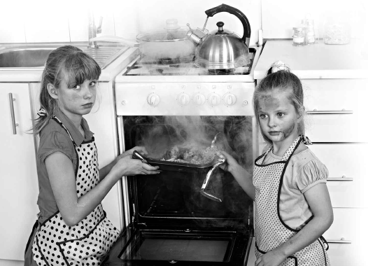 Kitchen bloopers from the Hometown Press staff