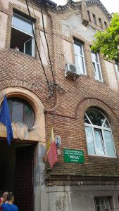 The hospital where Luke was born in Timisoara.