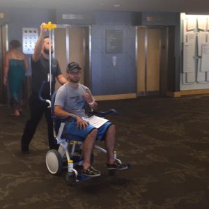 Zimmerman was released from the hospital Aug. 14.