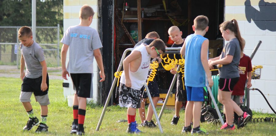 Football camps prep athletes for upcoming season