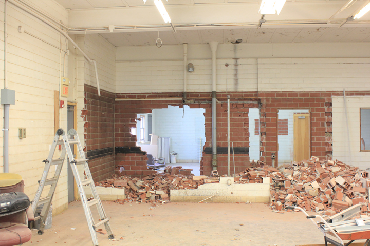 New wrestling room in the making