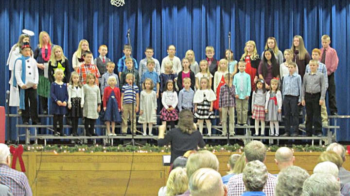 SCS K-8 program promotes Christmas spirit