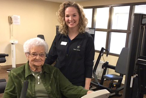 93-year-old Ernestine Dieleman: One bowl, one strike
