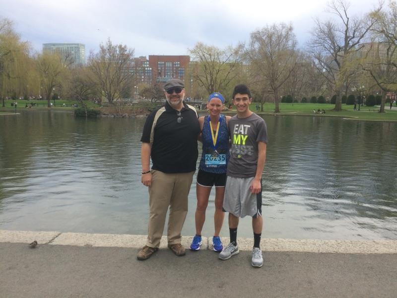 Post-injury Jones beats the odds, runs Boston Marathon
