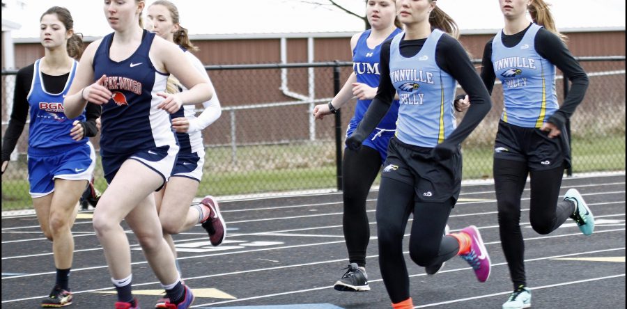 Girls track gets fourth at home meet, seventh at E-B