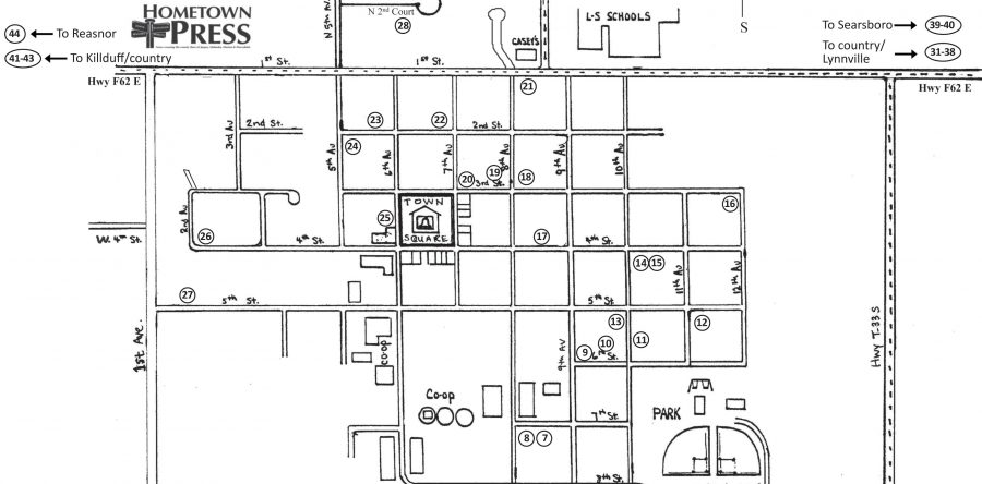 GARAGE SALE LIST & MAP