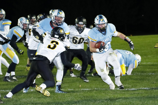 Hawks advance with shutout of New London