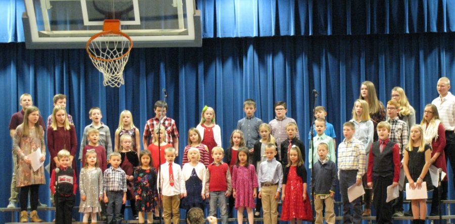 Winter welcomed with K-8 Christmas program