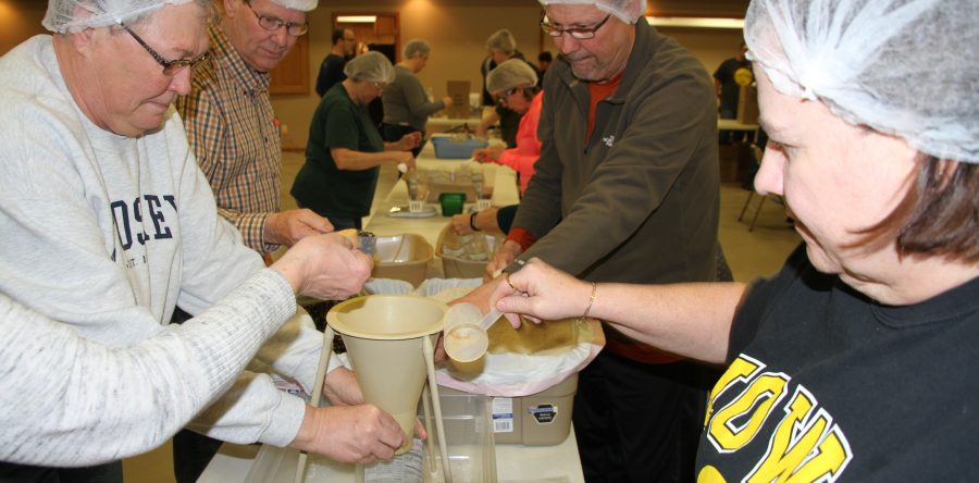 Generous hearts gather in Lynnville to package nearly 15,000 meals Saturday