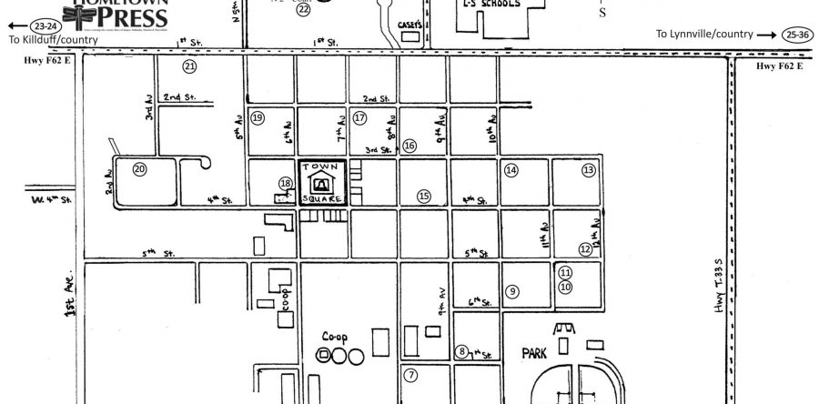 GARAGE SALE LIST AND MAP – for APR. 14, 2018