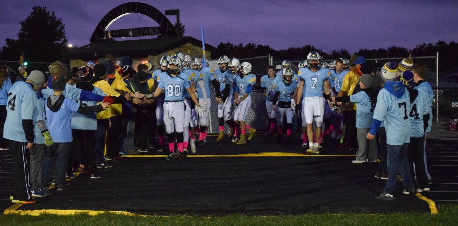 Hawks dominate in win over rival Warhawks