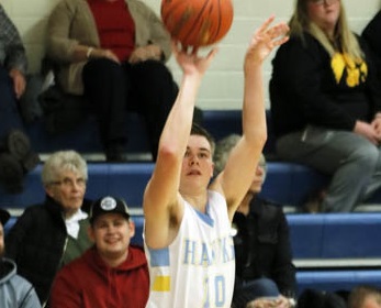 Hawks soar past Collins-Maxwell in first post-season game