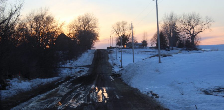 Poor rural road conditions make travel tricky