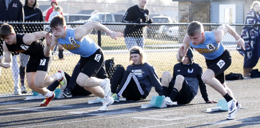 Record-breaking, winning night for L-S boys at home