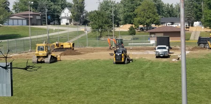 Extensive work underway at Al Terpstra Ball Field in Lynnville