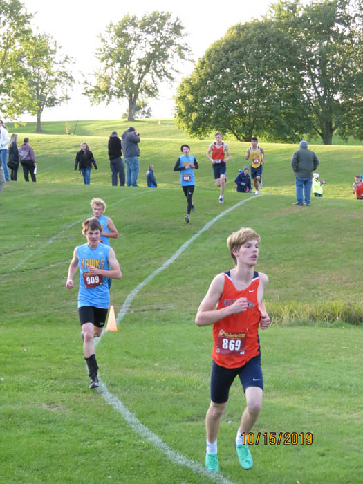 Lynnville-Sully’s Smock is XC conference champ Several top-11 finishes earn girls team second place, boys finish third