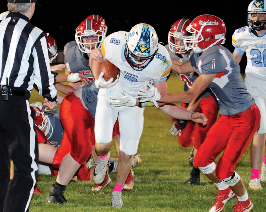 L-S football earns first win over district rival NM