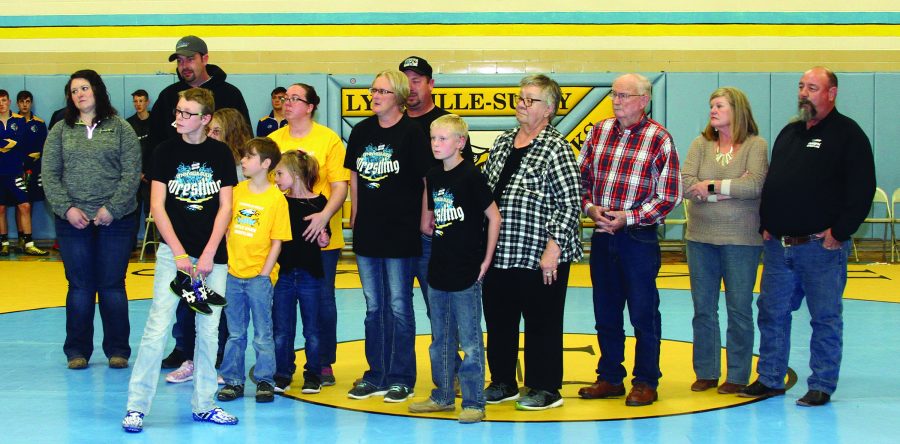 L-S wrestling family honors the late Ben Van Wyk Thursday