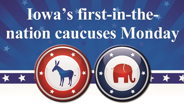 Iowa’s first-in-the-nation caucuses Monday