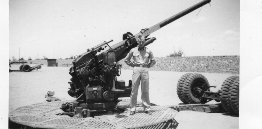 Serving U.S. Ernest Eysink, U.S. Army Gunner, Korean War